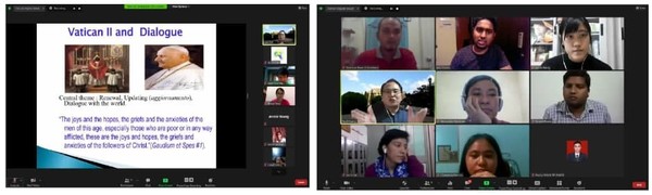 현재 진행되고 있는 올 포럼 온라인 강좌 1, 2과정 참가자 모습. (이미지 제공 = 황경훈)