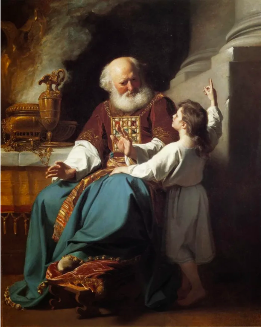 사무엘과 엘리 사제. (1780) (이미지 출처 = Wikimedia Commons)