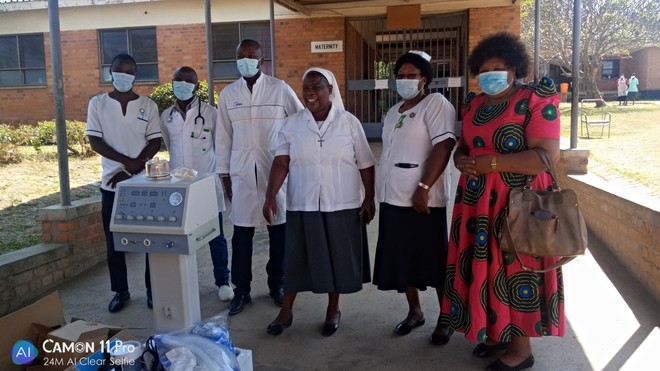 한국카리타스는 코로나19 확진자를 치료할 의료기기가 없는 곳이 많은 말라위 외곽 지역 의료시설에 의료기기와 코로나19 예방 물품을 구입할 수 있도록 지원했다. (사진 제공 = 한국카리타스 인터내셔널)