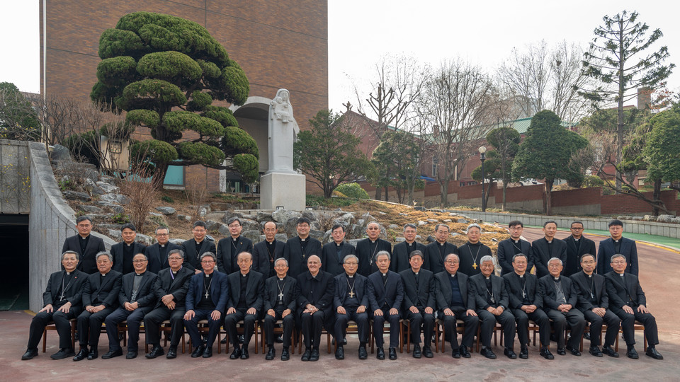 3월 8-11일 서울 중곡동 한국천주교중앙협의회에서 주교회의 춘계 정기 총회가 있었다. (사진 제공 = 한국 천주교주교회의)<br>