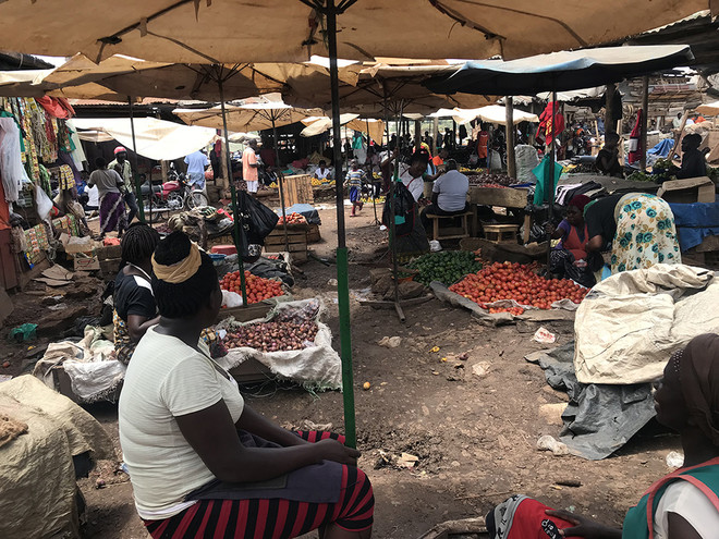 캄팔라 칼렐웨(Kalerwe)&nbsp;시장 모습. (사진 제공 = 한국희망재단)