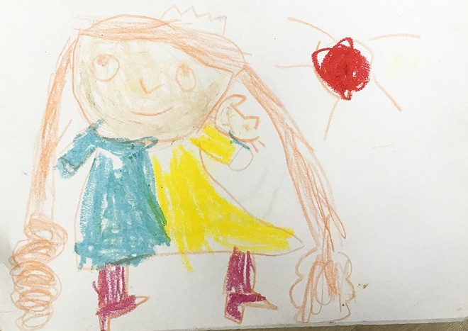 엄마도 언젠간 고양이와 친해질 수 있을 거라고 격려하며 다나가 그려준 그림. ©️정청라<br>