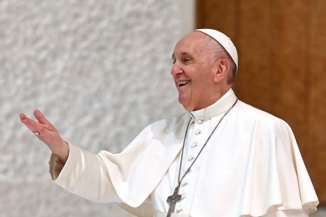 8월 4일 프란치스코 교황이 바티칸에서 일반 알현을 하고 있다. (사진 출처 = UCANEWS)