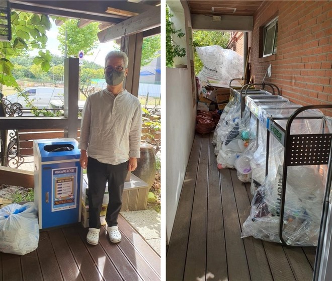 가톨릭 환경상 우수상을 받은 수원교구 성남동 성당의 '자원순환가게 Re100'. (사진 제공 = 한국 천주교주교회의)<br>