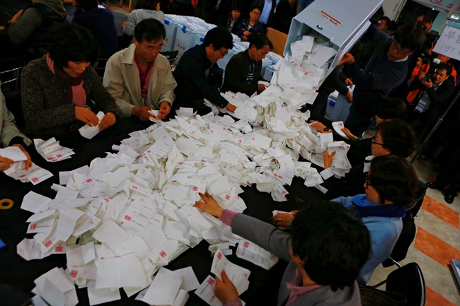 2015년 11월 영덕 주민투표 결과, 투표인명부수의 60.3퍼센트가 참여했으며, 주민 91.7퍼센트가 핵발전소 유치 반대에 투표했다. ⓒ장영식