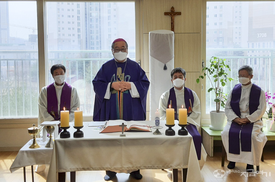 이날 이기헌 주교는 "북한이탈주민에 대한 애정과 사랑이 민족화해 활동의 시작"이라고 강조했다. ⓒ김수나 기자