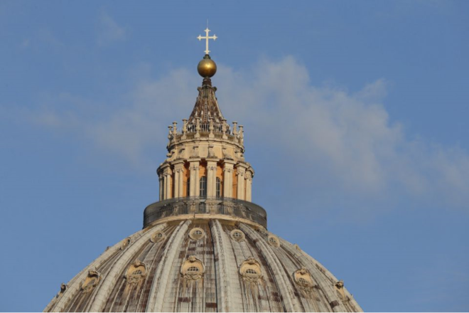 성 베드로 대성전의 지붕 돔. (사진 출처 = NCR)