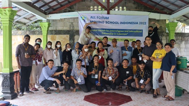 지난 7월에 열린 2022년도 인도네시아 '이동학교' 참가자 모습. (사진 출처 = 황경훈)<br>