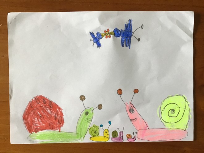 요즘 다나의 그림 주제는 온통 달팽이. ©박다나 그림<br>