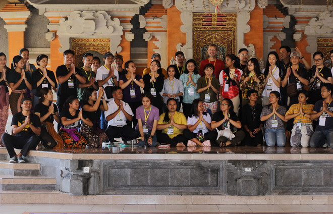 2023년 8월 19-29일 인도네시아 발리에서 열린 아시아청년아카데미/아시아신학포럼에 참가한 청년 참가자들. ©황경훈<br>
