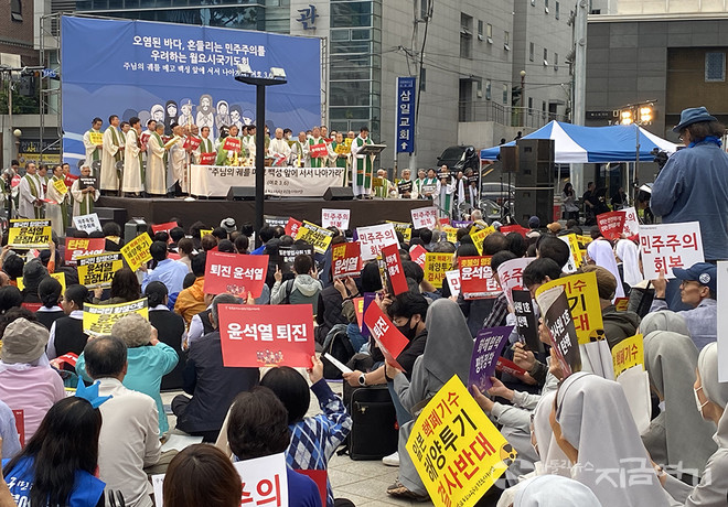 다음 시국기도회는 16일 서울에서 열린다. ⓒ정현진 기자