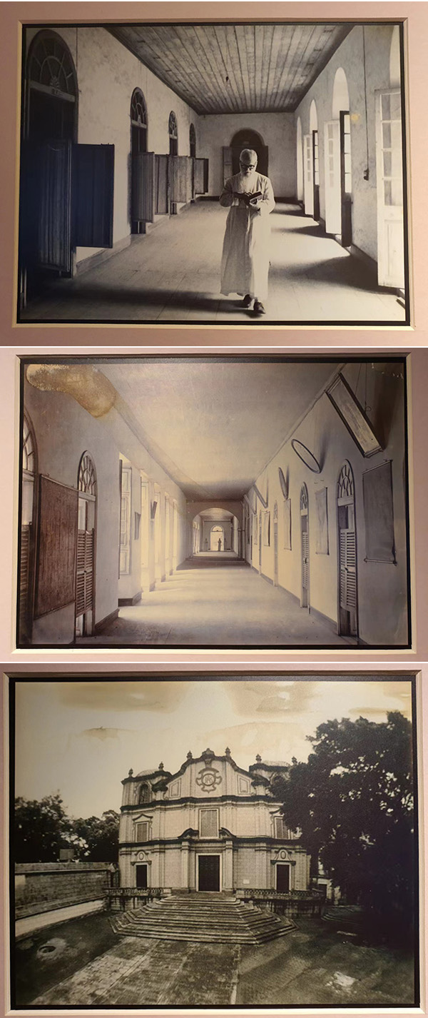 마카오 성요셉신학교 박물관에 전시된 신학교 사진. ©오현석