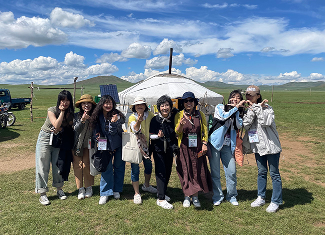 2023년 몽골 선교지를 방문한 직암선교회 회원들. (사진 제공 = 동아시아복음화연구원)<br>