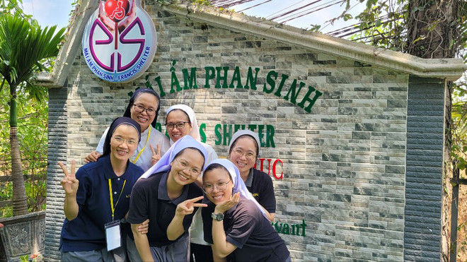 프란치스코 센터에서 소임 활동을 하고 있는 한국 성심시녀회 소속 베트남 수녀들. (사진 출처 = ALL Forum)