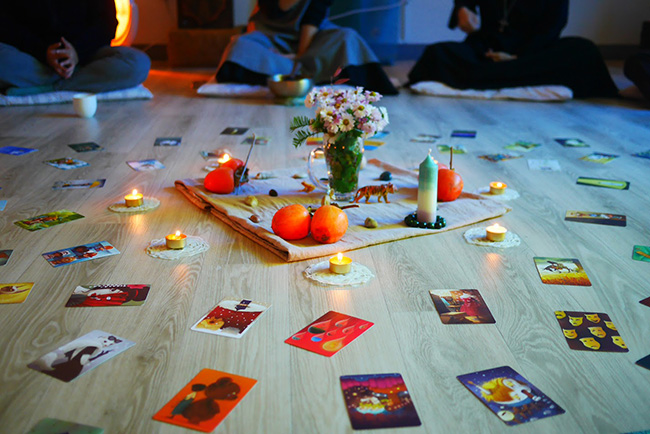 &nbsp;2021년 돌봄 피정, 마음나누기 시간. (사진 제공 = 이나경)<br>