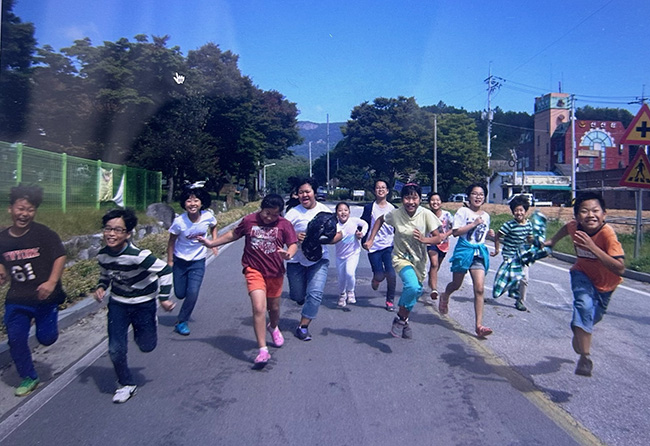 사거리 공부방 아이들 ⓒ이호