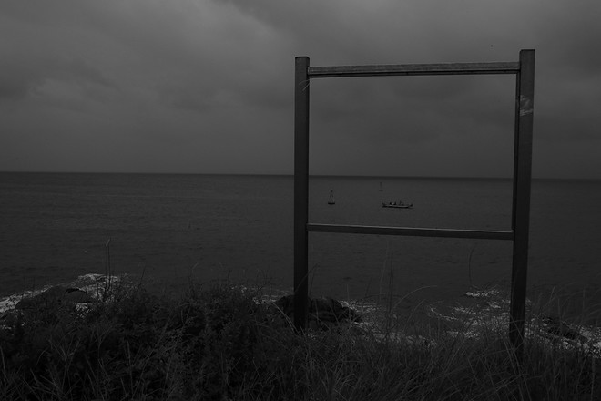 바다와 파도소리는 보고 느낄 수 있지만, 방사능을 볼 수도 만질 수도 느낄 수도 없다. 그래서 더 무섭다.&nbsp;ⓒ장영식<br>