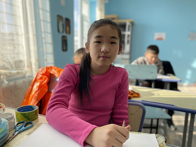 교황에게 편지 보낸 소녀 게겔른.&nbsp;ⓒ한국희망재단