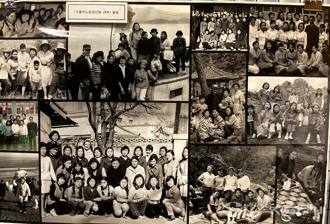 메리놀 수녀회와 함께 한 가톨릭노동 청년들. ⓒ정현진 기자<br>