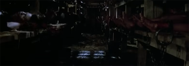 미국 드라마 '뿌리'&nbsp;한 장면. 잔혹한 노예선. (이미지 출처 = 유튜브 홈초이스 채널 영상 갈무리)<br>