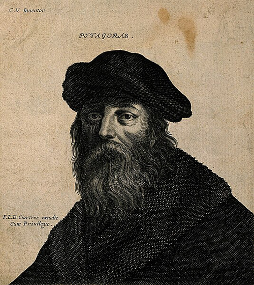 피타고라스. (이미지 출처 =&nbsp;commons.wikimedia.org)