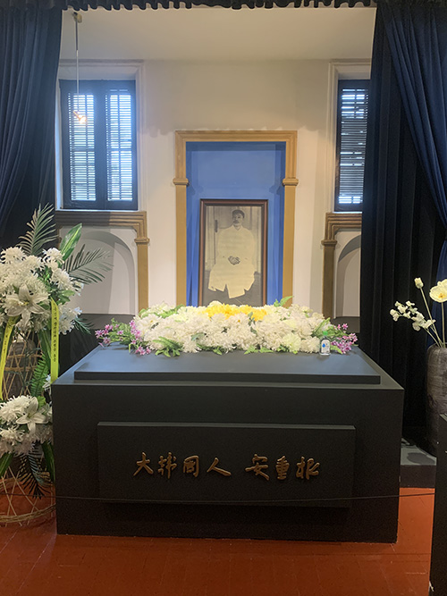 관동법원 내 안중근 의사를 기리는 공간. ⓒ2025 만주평화순례단<br>