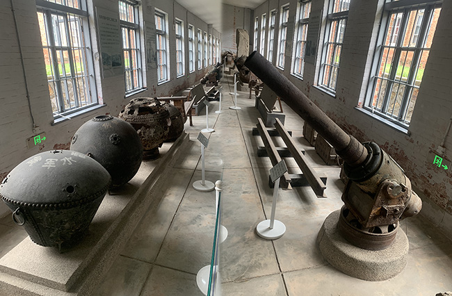 러일전쟁 관련 유물. ⓒ2025 만주평화순례단<br>