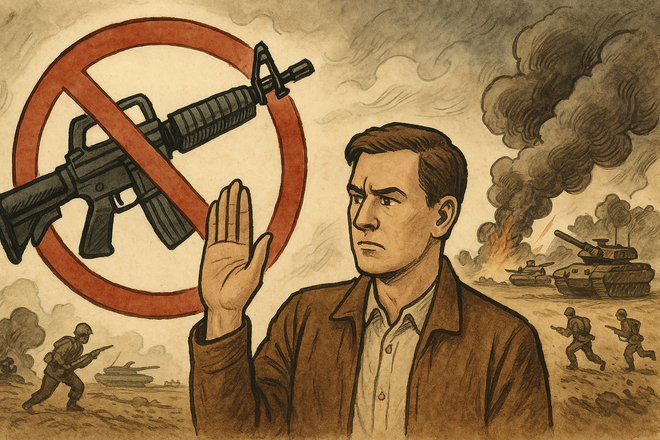 전쟁하지 않는 것이 최선의 전쟁이다. (그림 생성 = 챗지피티)